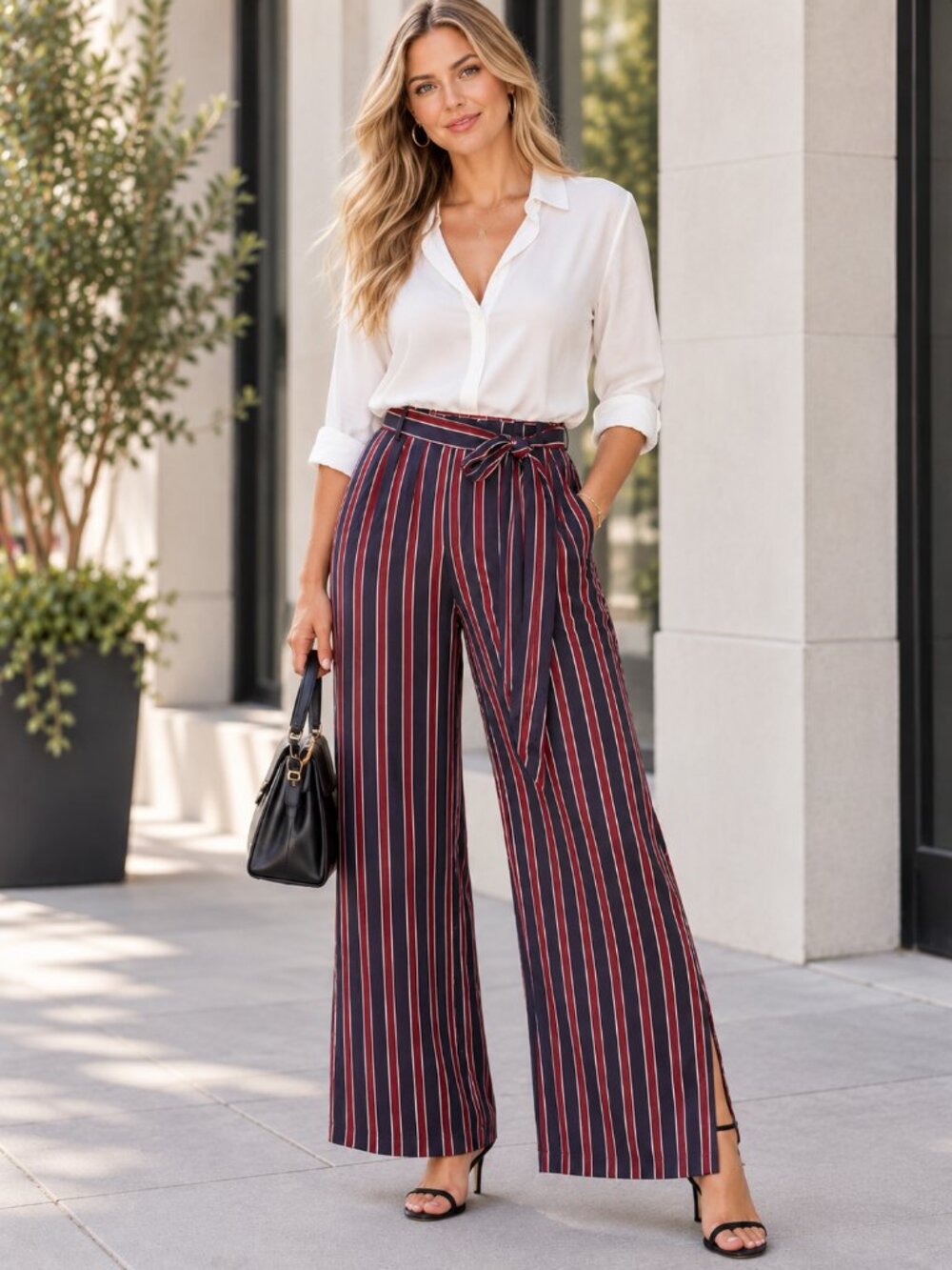 FRAME Silk Charmeuse Wide Leg Pants Trousers XL Work To Night Luxury Dressy